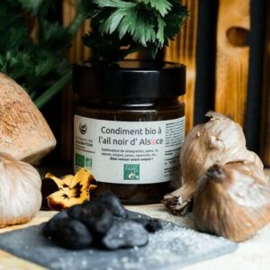 Le condiment bio à l’ail noir d’Alsace