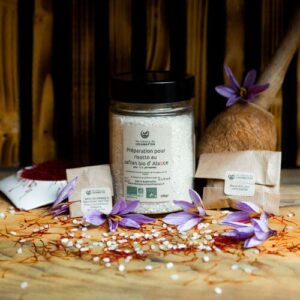 Préparation pour risotto bio au safran d’Alsace