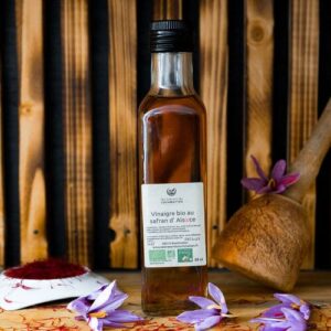 Vinaigre bio au safran d’Alsace